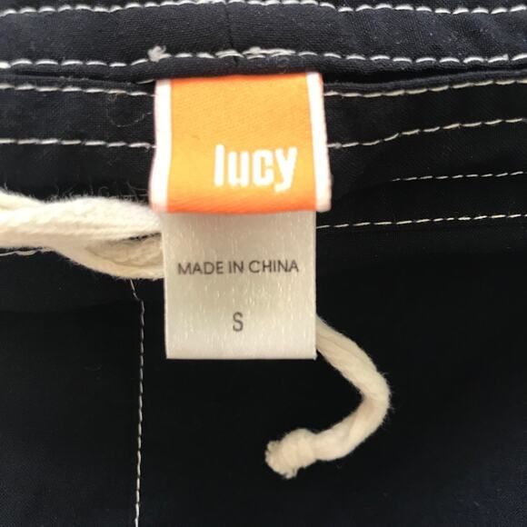 Lucy Drawstring Capri Pants Navy Blue Size Small - Picture 3 of 9